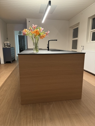 Renovering i træ køkken